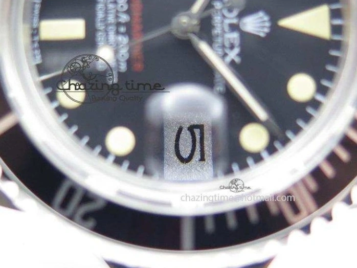 MiroTime 0402 SoftTouch Vintage 1680 JKF Best Edition Red Submariner On Bracelet A 3982